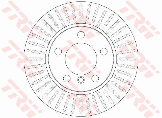 TRW DF6255 | Disk On 05-BMW 1S-E81-E87 | 1 Adet