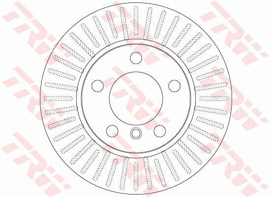 TRW DF6255 | Disk On 05-BMW 1S-E81-E87 | 1 Adet