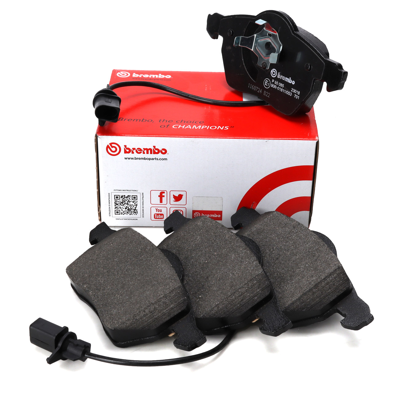 BREMBO P85085 | Fren Balatası Ön Audi A4 2.0 TDI 04-Volkswagen Passat 1.9Tdi 01 -