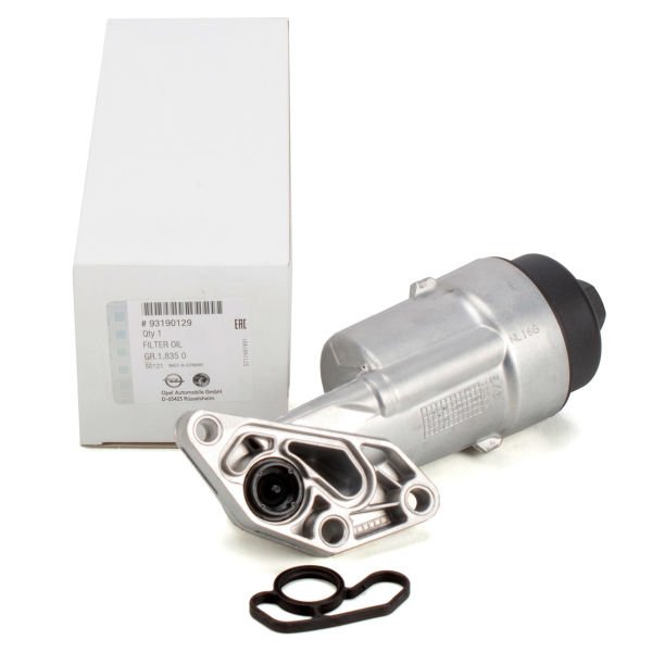 PSA 93190129 | Opel Corsa D 1.2-1.4 Benzinli Motor Yağ Soğutucu Filtre Gövdesi Komple Orijinal