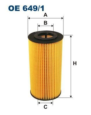 FILTRON OE649-1 | Yağ Filtresi 92-3-Seri (E36) 5-Seri (E34-E39) 7-Seri (E38)