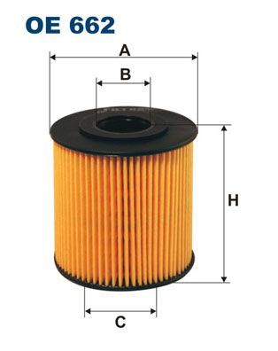 FILTRON OE662 | Yağ Filtresi S40-V40-S60-S70