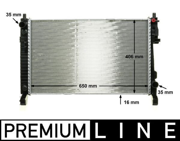 MAHLE CR661000P | Su Radyatörü Mercedes Mb A-Cl. (W169) O.E.