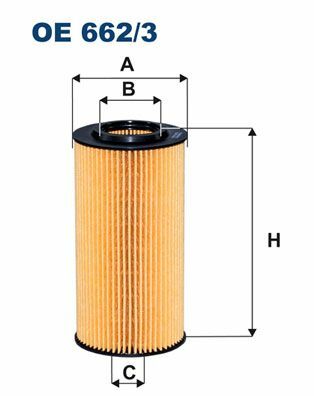 FILTRON OE662-3 | Yağ Filtresi 10-S60-S80-V70-Xc90