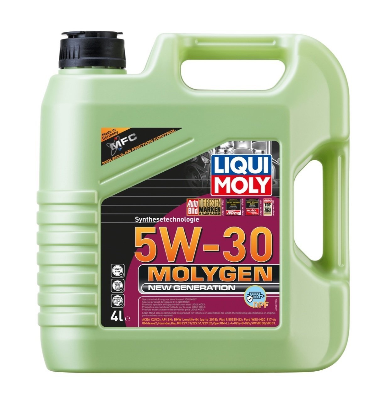 LIQUI MOLY 21225 | 5W30 DPF Motor Yağı Molygen New Generation 4 Litre (21225)