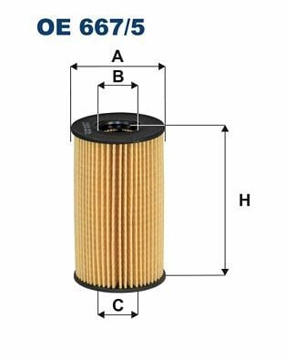 FILTRON OE667-5 | Yağ Filtresi 16-Range Rover-Discovery 2.0D4×4