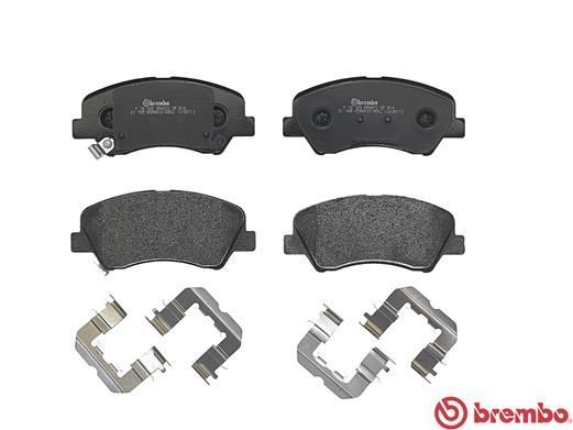 BREMBO P18025 | Fren Balatası Ön-(Hyundai Accent Blue 12 / 14 / i20 12 / Hyundai H350 15 / 2.5 CRDI