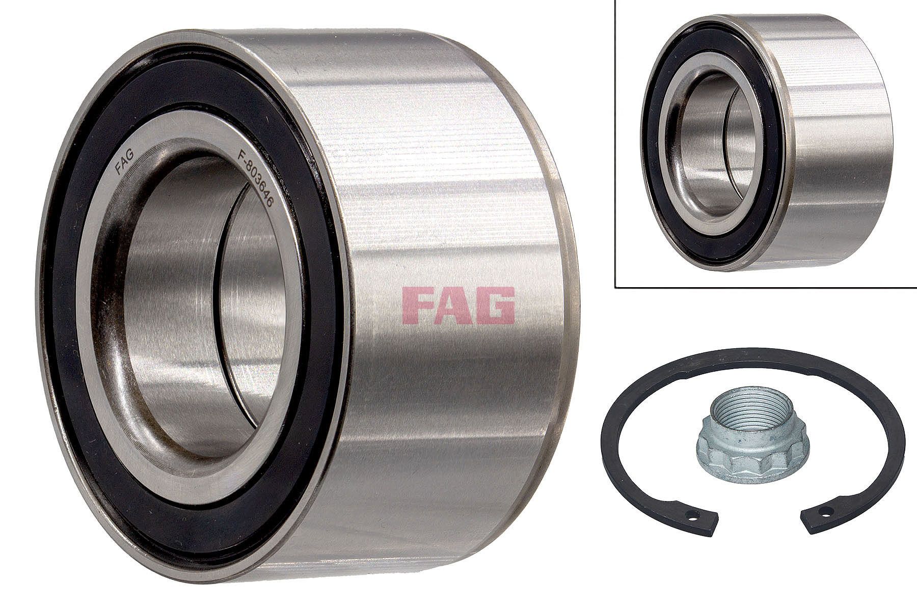 Kit de roulement de roue FAG 713 6493 00 pour BMW 3 (E36) 1.6 1991-1993