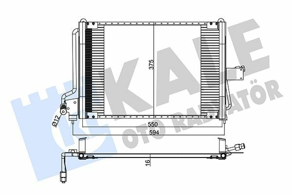 KALE 342570 | Klima Radyatörü Astra F 92-98