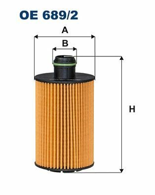 FILTRON OE689-2 | Yağ Filtresi 11-Grand Cherokee 3.0Crd4×4