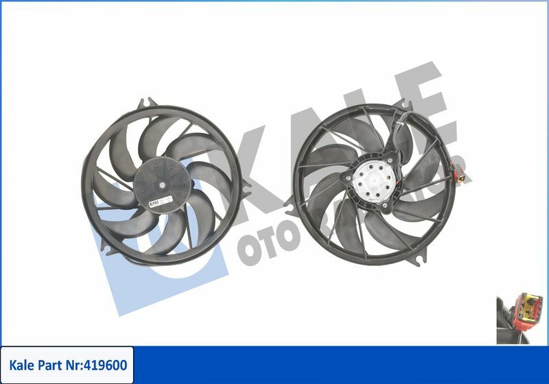 KALE 419600 | Fan Motoru 99-Pt.206 (200W-392mm) + Os