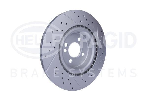 HELLA PAGID 8DD355123-471 | Fren Diski Ön Hava Kanallı Mini Cooper R55-R56-R57-R58-R59 Delikli | 2 Adet