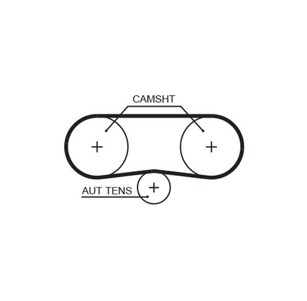 GATES K025565XS | Triger Tk 97-05 Golf.IV-Bora-Polo 1.4-1.6 16V Avarelı
