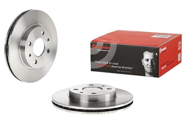 BREMBO 09.8894.14 | Fren Diski Ön Havalı 239 mm (Lada: Vega) | 2 Adet