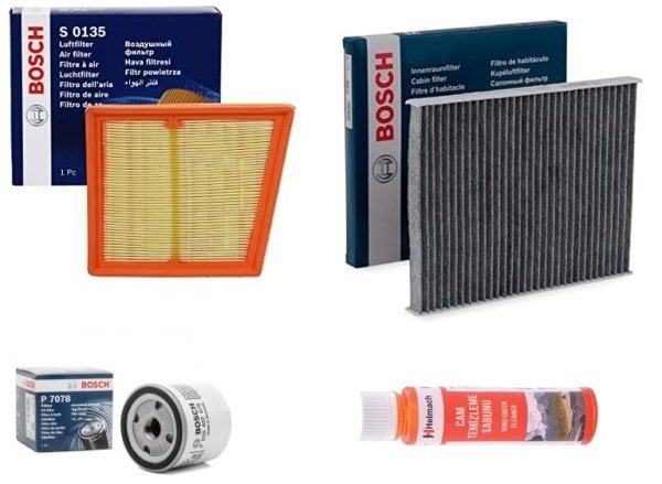 Ford Fiesta 2008-2012 1.6 Benzinli Periyodik Bakım Seti Bosch Marka