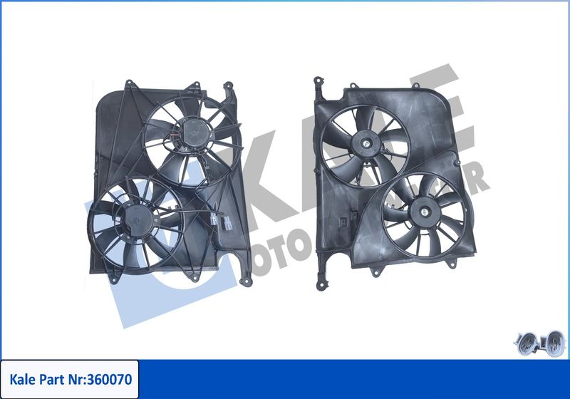 KALE 360070 | Chevrolet Captiva C100 2.0 Dizel Fan Motor Davlumbazlı Komple Ürün 2007-2011