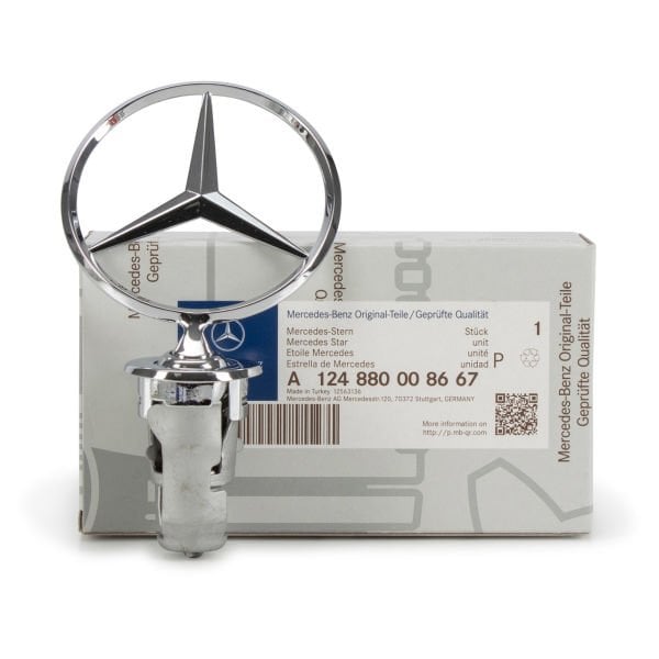 MERCEDES-BENZ A124880008667 | Motor Kaput Yıldızı W123-W124-W126-W201 Komple Orijinal