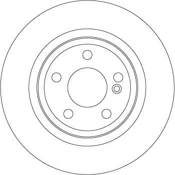 TRW DF6634 | Disk Arka 13-A-Seri (A220-A250) B-Seri (B220-B250) | 1 Adet