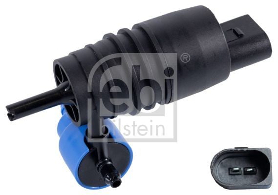 FEBI BILSTEIN 26259 | Silecek Su Fıskiye Motoru Caddy T4 T5 T6 Golf II III IV V VI VII A1 A3 A4 A6 Q3 Q5 Q7 Ibiza Leon Toledo