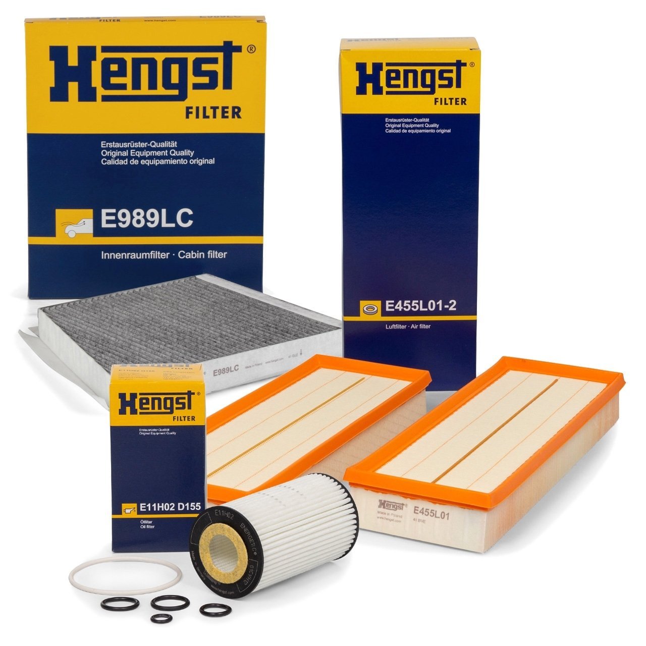 HENGST W211E500 | Mercedes W211 Kasa E500 Periyodik Bakım Filtre Seti