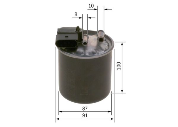 BOSCH F026402842 | Mazot Filtresi 15-Vito (W447)