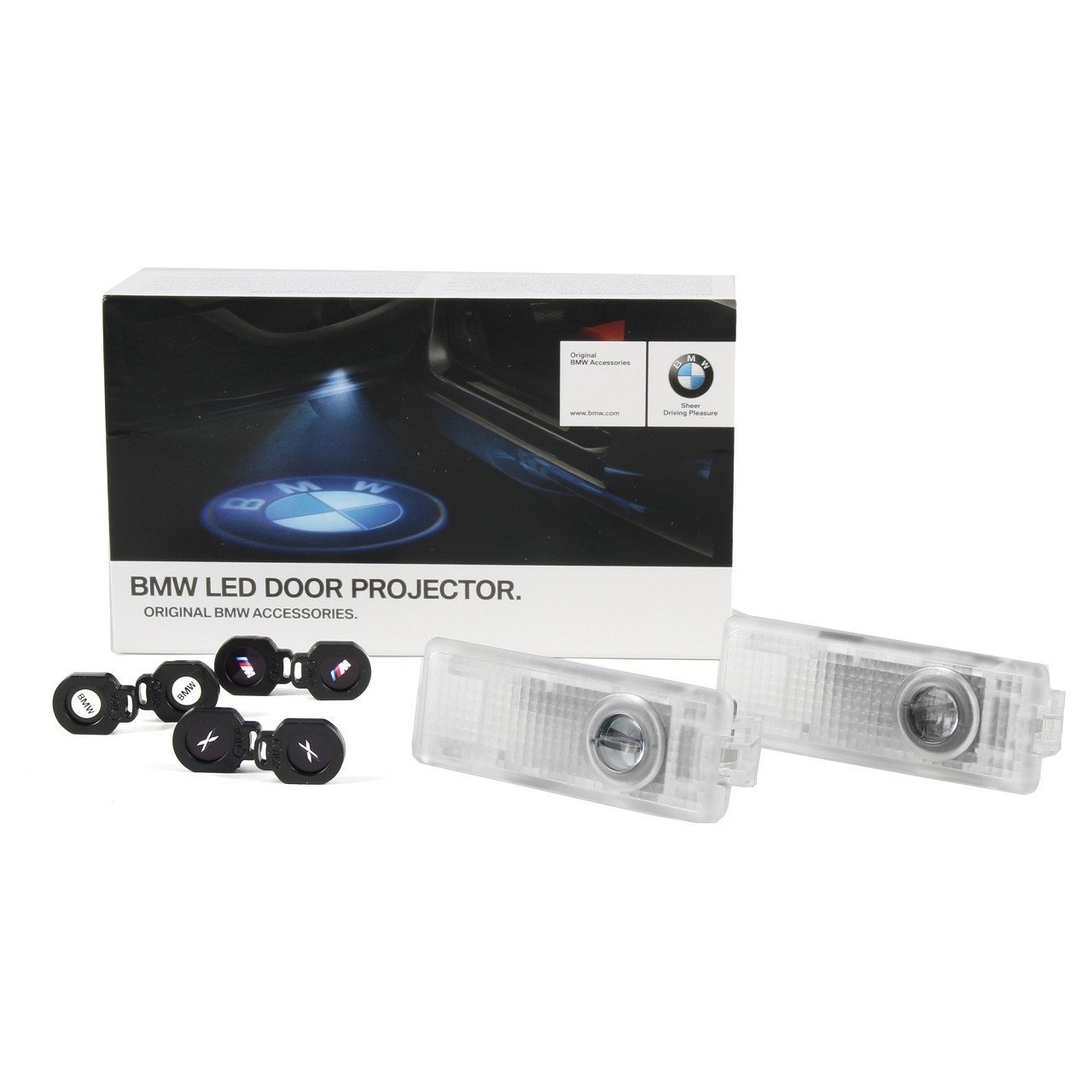 BMW 63312414105 | 5 Serisi E60 Kasa Kapı Altı Hayalet Aydınlatma M Logo Seti Orijinal