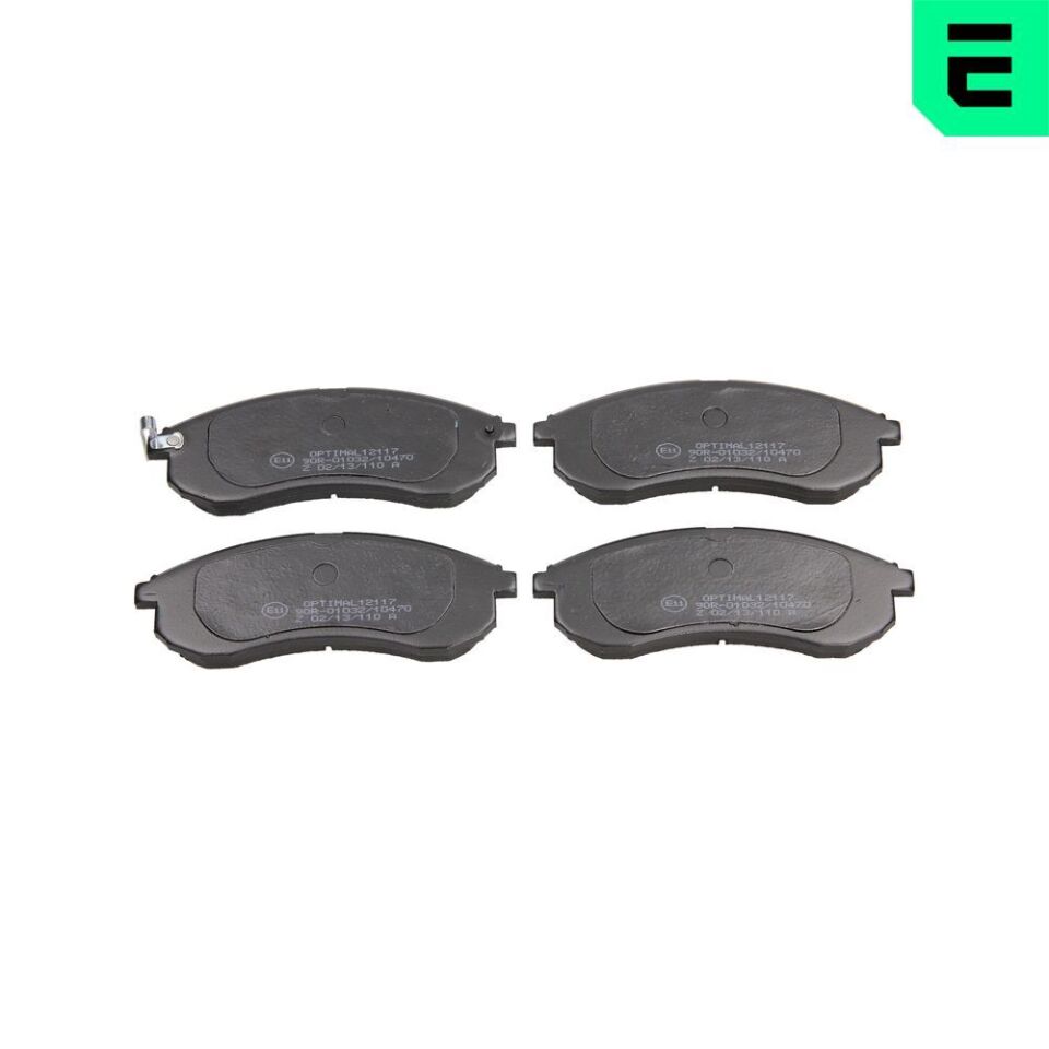 OPTIMAL BP12117 | Fren Balatası Ön (151mm) L 200 Pıckup 2.5 TD 4Wd (K74t) 96 -