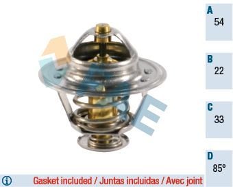 FAE 5307585 | Termostat 85°C Corsa.C 1.7D *Y17dt*