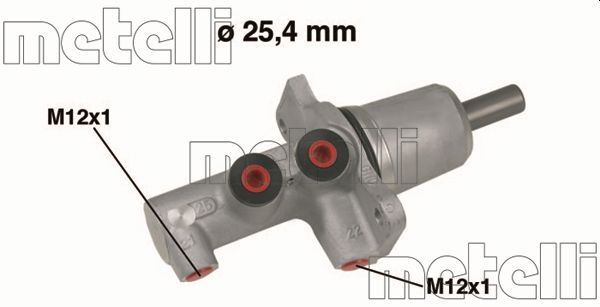 METELLİ 05-0616 | Ana Merkez 25,40 mm (Mercedes Sprinter 00-Trw Tipi)