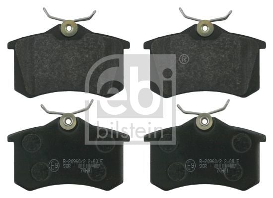 FEBI BILSTEIN 16146 | Arka Fren Balatası Megane II A3 Golf Passat II,III,IV Vento Jetta II Octavia Cordoba Ibiza Toledo P4