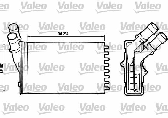 VALEO 812005 | Kalorifer Radyatörü Partner-Brl-306
