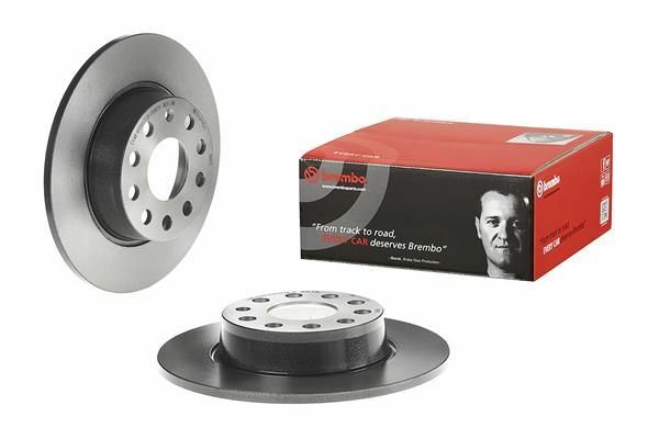 BREMBO 08.B413.11 | Fren Diski VW Golf V-VI Jetta Arka 272X10 | 2 Adet