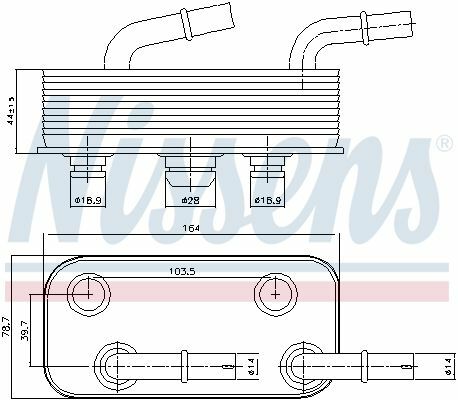 NISSENS 90657 | Yağ Soğutucusu E-46 / 83 / 85 Şanzıman