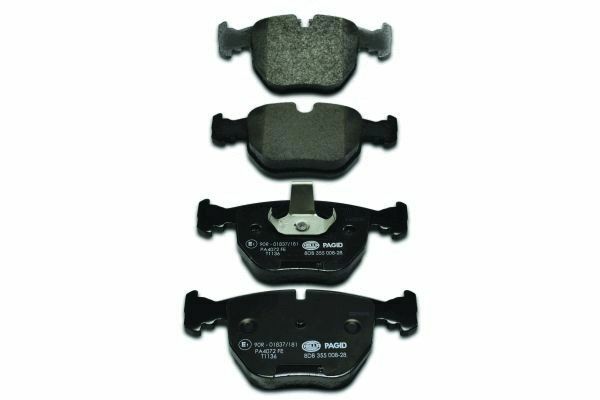 HELLA PAGİD 8DB355008-281 | Fren Balatası Ön (BMW E-38 7.40 / E-39 / 5.30 / E 53)
