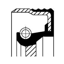 CORTECO 82012411 | 12012411B Eksantrik Mil Kecesı30×52X7 (Fiat Tempra-Tipo-Uno 1.4 1.6)