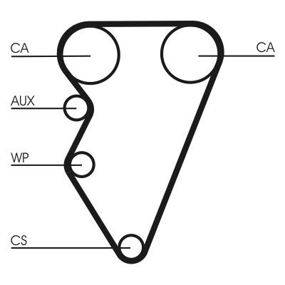 CONTINENTAL CTAM CT708K1 | Triger Gergi Seti (Rover: 1.4 25-45-100-200-400)