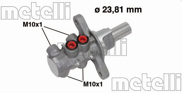 METELLİ 05-0678 | Ana Merkez Alüminyum Abssız (Fiat Doblo 1,3 Mtj 2005-1.9 JTD 2001 -)