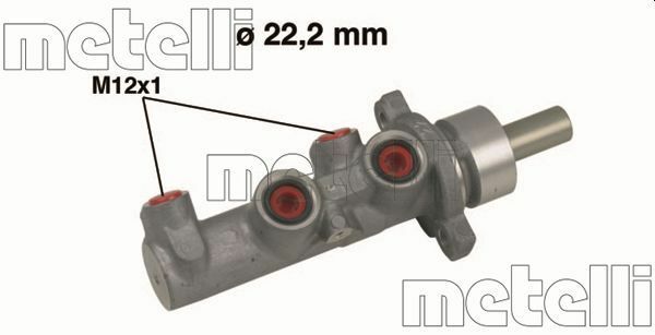 METELLI 05-0483 | Ana Merkez Alüminyum ABS li (Fiat Punto 1,3 JTD 2003-2005)