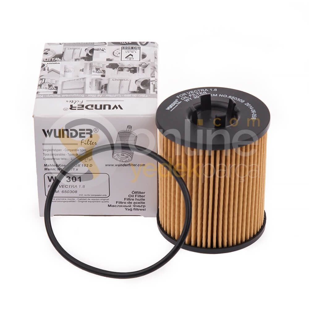 WUNDER WY301 | Opel Vectra B 1.8 / 2.5 Benzinli Motor Yağ Filtresi