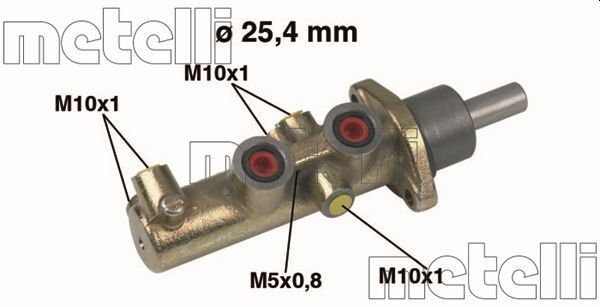 METELLİ 05-0446 | Ana Merkez Abssız (Fiat Ducato 2,8 JTD / Citroen Jumper / Peugeot Boxer 02 -)