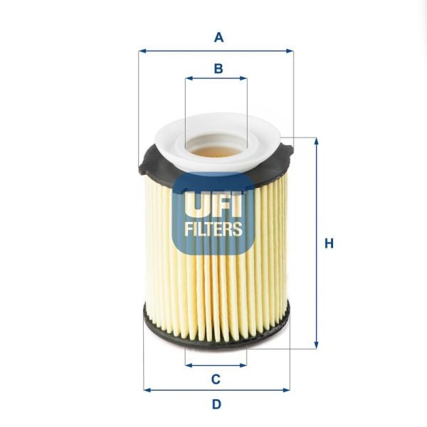 UFI 25.178.00 | Yağ Filtresi 13-A-Seri (A180-A250) C-Seri (C180-C200) E-Seri (E200-E250)