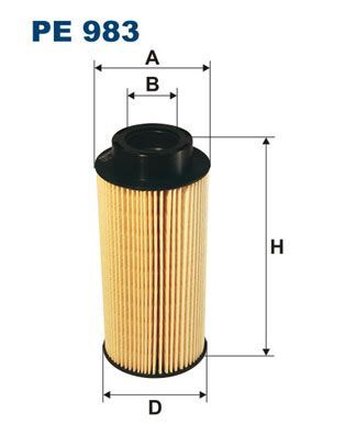 FILTRON PE983 | Yakıt Filtresi Filtre Elemanı