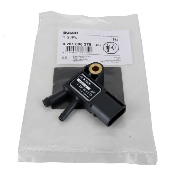 BOSCH 0281006278 | Mercedes W211 Kasa E200 CDI Eksoz Fark Basınç Sensörü