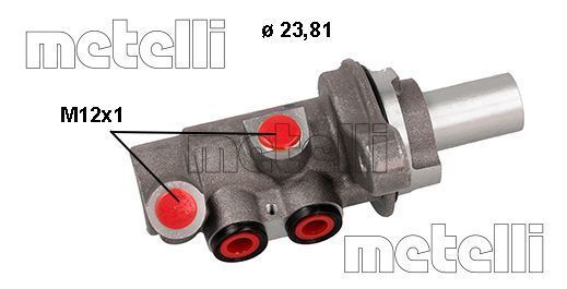 METELLİ 05-0894 | Fren Ana Merkezi Kadjar Koleos II 1.6 R9m Nissan Qashqai J11 X-Traıl T32