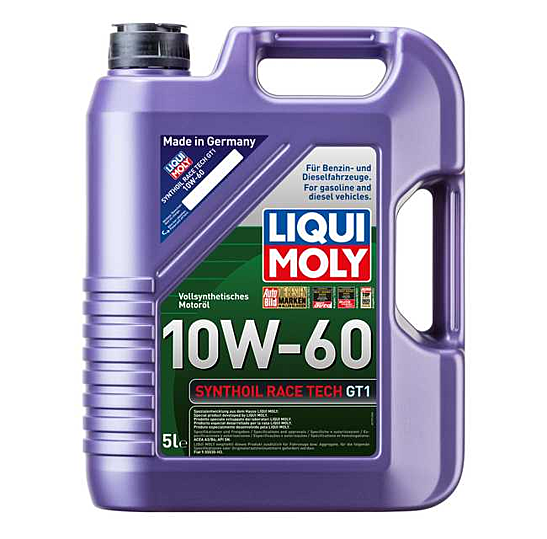 LIQUI MOLY 8909 | 10W-60 Motor Yağı Synthoil Race Tech GT1 5 Litre (8909)