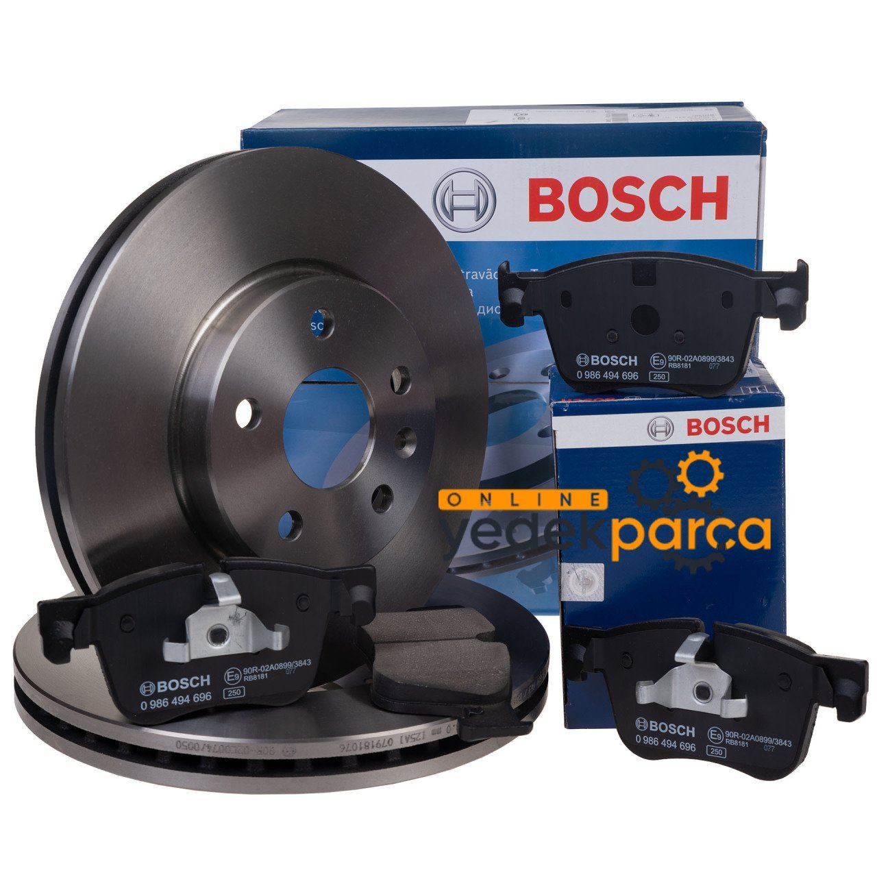 DS DS7 Crossback Ön Fren Disk ve Balata Takımı Bosch Marka