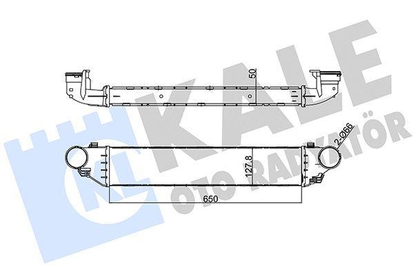 KALE 347500 | Turbo Radyatörü (Intercooler) 01-C-Seri (W203-S203)