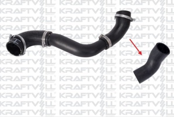 IBRAS 19897 | Ford Kuga 2013-2019 2.0 TDCİ İntercooler Hortumu (Turboya Giren) İbraş Marka