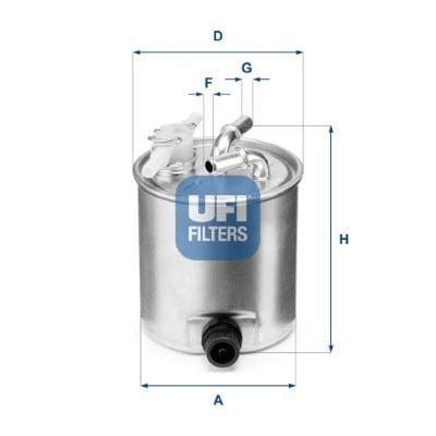 UFI 55.392.00 | Yakıt (Mazot) Filtresi Logan Logan Mcv Jımny 1,5Dcı