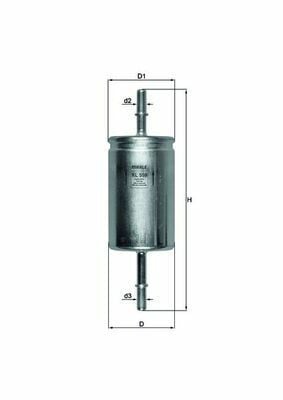 MAHLE KL559 | Benzin Filtresi 98-05 Focus 1.4-1.6